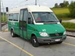 Mercedes-Benz Sprinter MBC - Mercedes Sprinter  Nr.50  VD 1229 beim Bahnhof von Apples am 19.05.2010