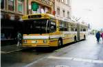 NAW Trolleybus Aus dem Archiv: TN Neuch�tel Nr. 105 NAW/Hess Gelenktrolleybus am 6. Juli 1999 Neuch�tel, Place Pury