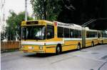NAW Trolleybus Aus dem Archiv: TN Neuch�tel Nr. 101 NAW/Hess Gelenktrolleybus am 10. Juli 1999 Neuch�tel, D�p�t