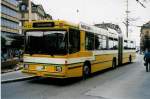 NAW Trolleybus Aus dem Archiv: TN Neuch�tel Nr. 112 NAW/Hess Gelenktrolleybus am 10. Juli 1999 Neuch�tel, Place Pury