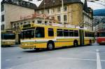 neuchatel Aus dem Archiv: TN Neuch�tel Nr. 162 FBW/Hess Gelenktrolleybus am 10. Juli 1999 Neuch�tel, Place Pury (auf diesem Bild sind zuf�lligerweise alle drei damaligen Trolleybustypen von Neuenburg: ganz links NAW/Hess Nr. 105 und ganz rechts FBW/Hess Nr. 156!)