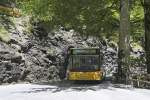 Postauto POSTAUTO-MAN Lions City im Taminatal bei Bad Ragaz am 6.6.10