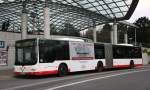 dortmunder-stadtwerke-21-dsw-21 DSW21 1177 (DO DS 1177) mit Werbung f�r 10 Jahre K�r.
Aufgenommen an der Haltestelle Westfalenhalle.
14.4.2010
