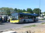 berlin MAN Niederflurbus 3. Generation (Lions City) auf der Linie 163 nach S-Bahnhof Fughafen Sch�nefeld am S-Bahnhof Adlershof.