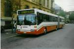 mercedes-benz-o-405--hochflur-stadtversion Aus dem Archiv: VR La Chaux-de-Fonds Nr. 83/NE 9583 Mercedes O 405G am 7. Oktober 1997 Neuch�tel, Place Pury