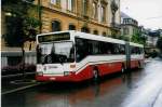 mercedes-benz-o-405--hochflur-stadtversion Aus dem Archiv: VR La Chaux-de-Fonds Nr. 83/NE 9583 Mercedes O 405G am 6. Juli 1999 Neuch�tel, Place Pury