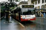 mercedes-benz-o-405--hochflur-stadtversion Aus dem Archiv: VR La Chaux-de-Fonds Nr. 83/NE 9583 Mercedes O 405G am 6. Juli 1999 Neuch�tel, Place Pury