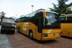 Tessin 2000 erhielten gleich mehrere PU der damaligen Region Ticino-Moesano einen O404-Kombiwagen. Im Linieneinsatz sind die Wagen jedoch nicht allzu h�ufig anzutreffen, so ist es eher eine Ausnahme, Wagen TI13'809 von PU Barenco am Bahnhof Bellinzona anzutreffen. Am 7.6.2010 war es dann doch der Fall, wie dieses Bild zeigt...
