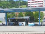 volvo-b7l--b10l RTb Rheintalbus AG Nr. 70 (Volvo/Hess B7L) am 5.6.2010 beim Bhf. Heerbrugg
