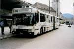 NAW Autobus Aus dem Archiv: VBSG St. Gallen Nr. 248/SG 198'248 NAW/Hess am 19. Juli 1999 St. Gallen, Bahnhof (mit Vollwerbung f�r 'TAGBLATT')
