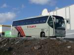 lanzarote 27.05.10,IVECO-Hispano EuroRider C35A im Industriegebiet von Playa Honda auf Lanzarote/Kanaren.