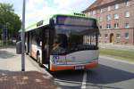 hannover-ustra Solaris Bus der �stra,an der Haltestelle Bahnhof/Linden Fischerhof im Juni 09.