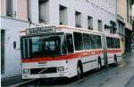 Volvo B10MA Aus dem Archiv: AS Schleitheim Nr. 10/SH 12'510 Volvo/Hess (ex Nr. 20) am 16. November 1998 Schaffhausen, Bahnhof