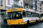 schaffhausen Aus dem Archiv: VBSH Schaffhausen Nr. 15/SH 38'015 Saurer/Hess SH am 16. November 1998 Schaffhausen, Bahnhof