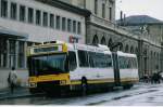 schaffhausen Aus dem Archiv: VBSH Schaffhausen Nr. 117 NAW/Hess Gelenktrolleybus am 16. November 1998 Schaffhausen, Bahnhof