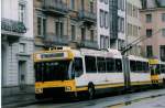 schaffhausen Aus dem Archiv: VBSH Schaffhausen Nr. 115 NAW/Hess Gelenktrolleybus am 16. November 1998 Schaffhausen, Bahnhof