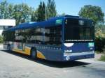 Solaris Urbino Heckansicht vom nagelneuen Solaris Urbino 12 in Avignon an der Endhaltestelle Agroparc.