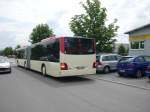 man-niederflurbus-3-generation-lions-city MAN-Gelenkbus der Fa. R�benacker,  auf der Fahrt nach Hause am 22.06.2010.