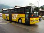 Postauto Setra S313 UL von PU K�bli in Gstaad. Aufgenommen am 19.06.2010 beim Bahnhof in Gstaad