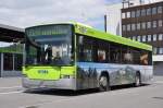 volvo-b7l--b10l Busland AG, Burgdorf Nr. 32/BE 567'512 Volvo am 23. Juni 2010 mit Werbung f�r den BLS-Wanderbus beim Bahnhof Burgdorf.
