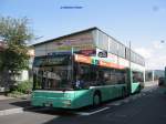 basler-verkehrsbetriebe-bvb BVB- MAN GL beim Dreil�ndereck auf der Linie 36 von Bad. Bahnhof herkommend, am Samstag 18.08.07