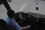 Setra S 300er Serie Arbeitsplatz eines Setrabusses im Hannover/ZOB am 04.07.10. Danke an freundlichen Busfahrer f�r das freundliche Gesp�ch.