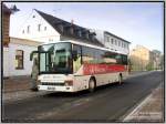 falkenberg-elster K�sbohrer-Setra von Jaich-Reisen aus Gro�r�ssen an der Ersatzbushaltestelle (wegen Bauarbeiten am Bahnhofsvorplatz) in Falkenberg(Elster). 20.10.06