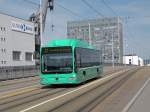basler-verkehrsbetriebe-bvb Wegen grossen Bauarbeiten beim Messeplatz muss die Linie 21 mit Bussen betrieben werden. Hier Mercedes Citaro mit der Betriebsnummer 804 bei der Haltestelle Novartis Campus. Die Aufnahme stammt vom 02.07.2010.