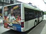 saarbrucken MAN Bus mit Werbung f�r eine Veranstaltung in der Saarbr�cker Saarlandhalle. Die Aufnahme des Foto war am 06.07.2010.