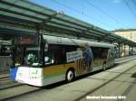 Solaris Urbino Dieses Foto zeigt einen Solaris Urbino. Der Bus tr�gt eine neue Werbung von einem Orthop�die Gesch�ft in Saarbr�cken- Auch diese Aufnahme habe ich am 16.07.2010 in Saarbr�cken gemacht.