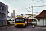 Bustag 2010 in Schaffhausen: VBSH Schaffhausen Nr. 116 NAW/Hess Gelenktrolleybus ...