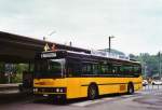 Scania sonstige Bustag 2010 in Schaffhausen: Ruklic, Schaffhausen SH 39'570 Scania/FHS (ex VBSH Schaffhausen Nr. 36; ex Nr. 1) am 16. Mai 2010 Neuhausen am Rheinfall, Bahnhof