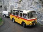 Postauto Saurer SV2C-H BE 26105. Aufgenommen am 29.05.2010 anl�sslich des Jubil�ums '80 Jahre Postautolinie Griesalp'
