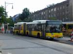 berlin MAN Niederflurbus 2. Generation als SEV f�r die U-Bahnlinie 2 zwischen S+U Bahnhof Pankow und U-Bahnhof Senefelder Platz.