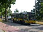 berlin Volvo V7000 auf der Linie 107 nach S-Bahnhof Hermsdorf an der Haltestelle Nordend-Arena.