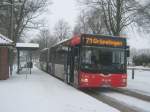 bremer-strasenbahn-ag-bsag Dieser MAN NG320 Lion&acute;s City GL steht an der Endstation Heidstra�e in Neuenkirchen. Er tr�gt die Wagennummer 4595. 
Das Bild entstand am 10.02.2010