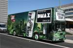 berliner-verkehrsbetriebe-bvg Diesen Ex BVG Doppeldecker mit Werbung f�r DMAX habe ich am HBF Essen aufgenommen.
3.6.2010