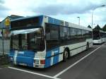 MAN Niederflurbus 1. Generation Hier ist ein MAN Bus zu sehen. Auch diese Aufnahme habe ich am 24.07.2010 in Saarbr�cken gemacht.