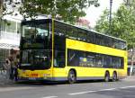 berlin MAN Lion's City DD (Doppelstock) auf der Linie X10 nach Zehlendorf Andreezeile am U-Bahnhof Kurf�rstendamm.