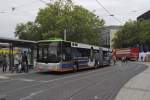 hannover-ustra MAN Lions City der �stra, am Hauptbahnhof in Hannover, am 24.07.2010