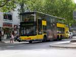 berlin MAN Lion's City DD (Doppelstock) auf der Linie M29 nach U-Bahnhof Hermannplatz am U-Bahnhof Kurf�rstendamm.