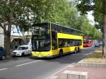 berlin MAN Lion's City DD (Doppelstock) auf der Linie M19 nach Grunewald Hagenplatz am U-Bahnhof Kurf�rstendamm.