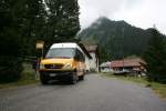 Kt. Graubunden PU Conrad, Berg�n, GR 158'838 (Mercedes-Benz Sprinter Transfer 35 4x4, 2009) am 27.7.2010 in Tuors-Chants. 