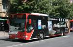 aseag-aachener-strassenbahn-und-energieversorgungs-ag Aseag 206 (AC L 631) macht Werbung f�r Samsung.
Aachen Theaterplatz, 4.6.2010.
