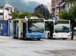 mercedes-benz-o-530-i-citaro BLWE / Linth Bus - Mercedes Citaro Nr.2  SG 406 unterwegs auf der Linie 770 und Mercedes Citaro Nr.2 SG  11749 unterwegs auf der Linie 622 bei der Haltestelle vor dem Bahnhof in Wattwil am 23.07.2010