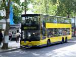 berlin MAN Lion's City DD (Doppelstock) auf der Linie M29 nach U-Bahnhof Hermannplatz am U-Bahnhof Uhlandstra�e.