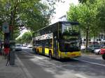 berlin MAN Lion's City DD (Doppelstock) auf der Linie M19 nach U-Bahnhof Mehringdamm an der Haltestelle Charlottenburg Bleibtreustra�e.