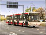 cottbus Ein Gelenk-Stadtbus der 'Cottbusverkehr' in der Vetschauer Strasse. Cottbus, 09.11.06.