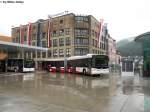 RVBW Nr. 143 (Scania/Hess N94UA) am 2.8.2010 beim Bhf. Baden. ...