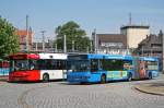 Solaris Urbino 18 Nr.4562 und Neoplan N4021 Nr. 4763 a, ...